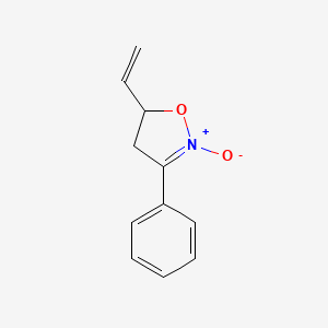 molecular formula C11H11NO2 B14604030 5-Ethenyl-2-oxo-3-phenyl-4,5-dihydro-1,2lambda~5~-oxazole CAS No. 61111-68-0