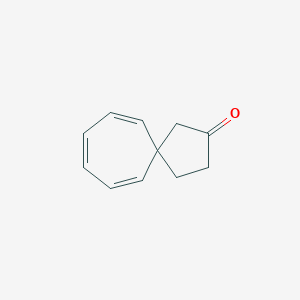 molecular formula C11H12O B14604055 Spiro[4.6]undeca-6,8,10-trien-2-one CAS No. 61063-88-5