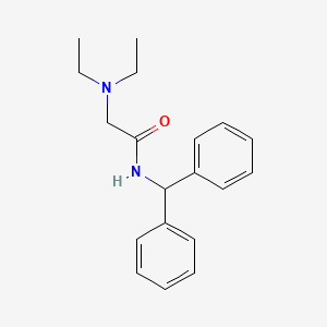 Acetamide, 2-(diethylamino)-N-(diphenylmethyl)-