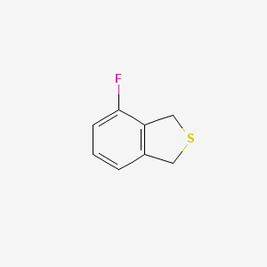 molecular formula C8H7FS B14604065 4-Fluoro-1,3-dihydro-2-benzothiophene CAS No. 58325-15-8