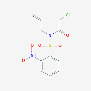 2-Chloro-N-(2-nitrobenzene-1-sulfonyl)-N-(prop-2-en-1-yl)acetamide