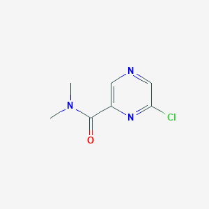 molecular formula C7H8ClN3O B1460409 6-Chloro-N,N-dimethylpyrazine-2-carboxamide CAS No. 959240-74-5