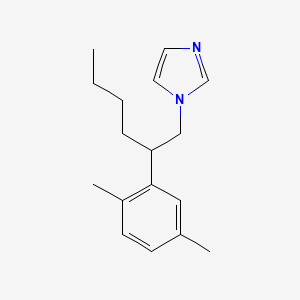 1-[2-(2,5-Dimethylphenyl)hexyl]-1H-imidazole