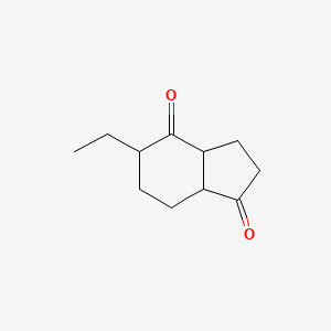 5-Ethylhexahydro-1H-indene-1,4(2H)-dione