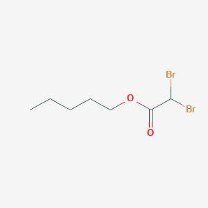 molecular formula C7H12Br2O2 B14604117 Pentyl dibromoacetate CAS No. 59956-57-9