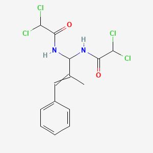 N,N'-(2-Methyl-1-phenylprop-1-ene-3,3-diyl)bis(2,2-dichloroacetamide)