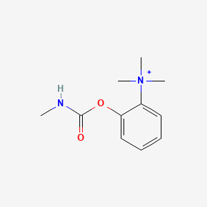 n,n,n-Trimethyl-2-[(methylcarbamoyl)oxy]anilinium