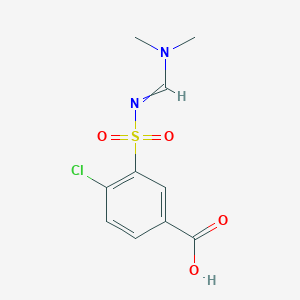 4-Chloro-3-{[(dimethylamino)methylidene]sulfamoyl}benzoic acid