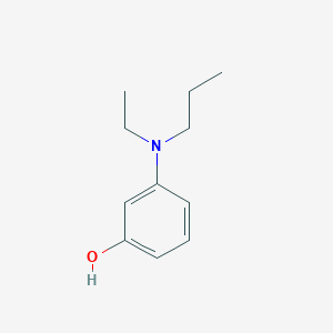 molecular formula C11H17NO B14604188 3-[Ethyl(propyl)amino]phenol CAS No. 59443-99-1