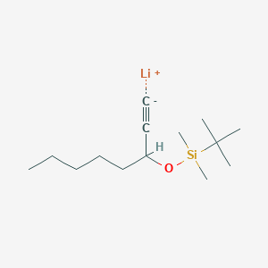 lithium;tert-butyl-dimethyl-oct-1-yn-3-yloxysilane