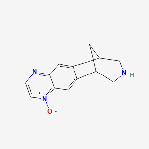 molecular formula C13H13N3O B1460420 7,8,9,10-Tetrahydro-6H-6,10-methanoazepino[4,5-g]quinoxaline 1-oxide CAS No. 2306217-12-7