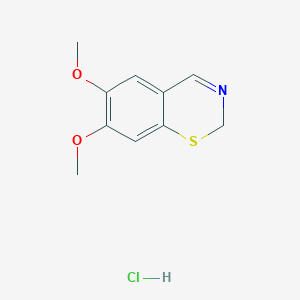 6,7-dimethoxy-2H-1,3-benzothiazine;hydrochloride