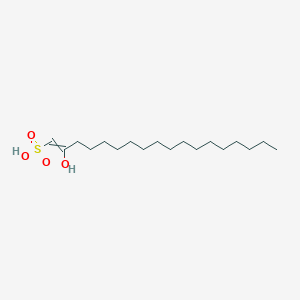 2-Hydroxyoctadec-1-ene-1-sulfonic acid