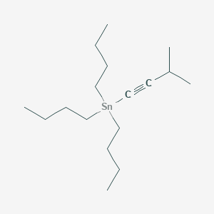 molecular formula C17H34Sn B14604281 Tributyl(3-methylbut-1-YN-1-YL)stannane CAS No. 58064-11-2