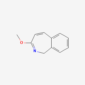 molecular formula C11H11NO B14604296 3-Methoxy-1H-2-benzazepine CAS No. 58399-90-9