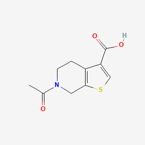 molecular formula C10H11NO3S B1460434 6-Acetyl-4,5,6,7-tetrahydrothieno[2,3-c]pyridine-3-carboxylic acid CAS No. 1082539-91-0