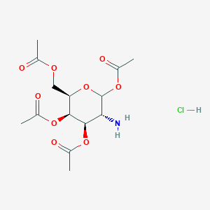 molecular formula C14H22ClNO9 B1460435 1,3,4,6-Tetra-O-acetyl-2-amino-2-deoxy-D-galactopyranose HCl CAS No. 1355005-40-1