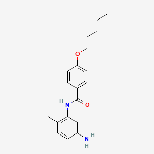 N-(5-Amino-2-methylphenyl)-4-(pentyloxy)benzamide