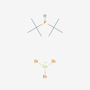 molecular formula C8H19Br3GeP B14604468 Di-tert-butylphosphane--tribromogermyl (1/1) CAS No. 58802-29-2