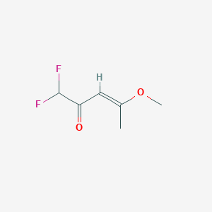 B1460448 (3E)-1,1-Difluoro-4-methoxypent-3-en-2-one CAS No. 2060523-80-8