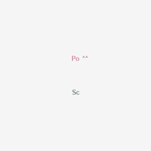 molecular formula PoSc B14604492 Polonium--scandium (1/1) CAS No. 60730-55-4