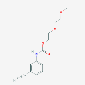 2-(2-Methoxyethoxy)ethyl (3-ethynylphenyl)carbamate