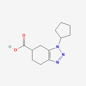 1-cyclopentyl-4,5,6,7-tetrahydro-1H-1,2,3-benzotriazole-6-carboxylic acid