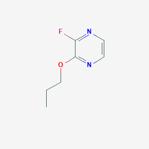 molecular formula C7H9FN2O B1460454 2-氟-3-丙氧基吡嗪 CAS No. 2029467-94-3