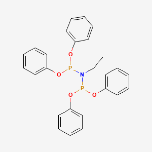 molecular formula C26H25NO4P2 B14604580 Tetraphenyl ethylimidodiphosphite CAS No. 57857-79-1