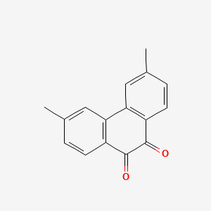 molecular formula C16H12O2 B14604595 3,6-Dimethylphenanthrene-9,10-dione CAS No. 60566-01-0