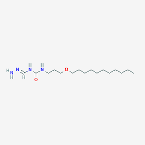 1-[(E)-hydrazinylidenemethyl]-3-(3-undecoxypropyl)urea