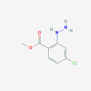 Methyl 4-chloro-2-hydrazinylbenzoate