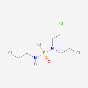 molecular formula C6H13Cl4N2OP B14604619 Phosphorodiamidic chloride, tris(2-chloroethyl)- CAS No. 60106-97-0