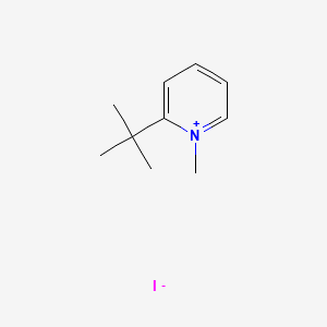 molecular formula C10H16IN B14604646 2-tert-Butyl-1-methylpyridinium iodide CAS No. 58801-93-7