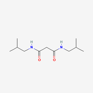 molecular formula C11H22N2O2 B14604672 N,N'-bis(2-methylpropyl)propanediamide CAS No. 59709-12-5