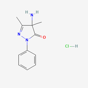 4-Amino-4,5-dimethyl-2-phenyl-2,4-dihydro-3H-pyrazol-3-one hydrochloride