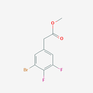 molecular formula C9H7BrF2O2 B1460480 Methyl 3-bromo-4,5-difluorophenylacetate CAS No. 1804403-26-6