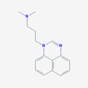 molecular formula C16H19N3 B14604829 1H-Perimidine-1-propanamine, N,N-dimethyl- CAS No. 59283-17-9