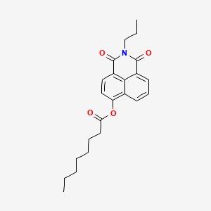 1,3-Dioxo-2-propyl-2,3-dihydro-1H-benzo[de]isoquinolin-6-yl octanoate