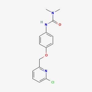 N'-{4-[(6-Chloropyridin-2-yl)methoxy]phenyl}-N,N-dimethylurea