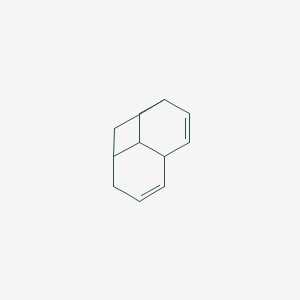 molecular formula C11H14 B14604945 2,7-Methanonaphthalene, 1,2,4a,7,8,8a-hexahydro- CAS No. 58008-61-0