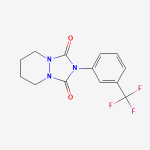 1H-(1,2,4)Triazolo(1,2-a)pyridazine-1,3(2H)-dione, tetrahydro-2-(4-(alpha,alpha,alpha-trifluoro-p-tolyl))-