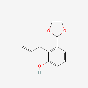 2-Allyl-3-(1,3-dioxolan-2-yl)phenol