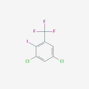 molecular formula C7H2Cl2F3I B1460499 1,5-二氯-2-碘-3-(三氟甲基)苯 CAS No. 2206265-04-3