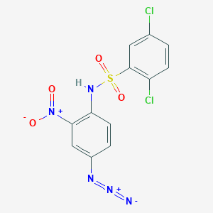 N-(4-Azido-2-nitrophenyl)-2,5-dichlorobenzene-1-sulfonamide