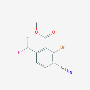 Methyl 2-bromo-3-cyano-6-(difluoromethyl)benzoate