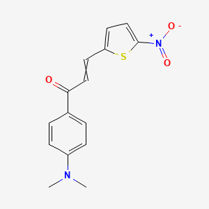 1-[4-(Dimethylamino)phenyl]-3-(5-nitrothiophen-2-yl)prop-2-en-1-one