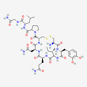 molecular formula C43H66N12O13S2 B14605075 Oxytocin, 2-L-dopa- CAS No. 59845-47-5