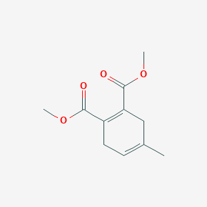 molecular formula C11H14O4 B14605077 1,4-Cyclohexadiene-1,2-dicarboxylic acid, 4-methyl-, dimethyl ester CAS No. 58983-21-4