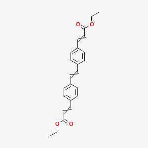 molecular formula C24H24O4 B14605081 Diethyl 3,3'-(vinylenedi-4,1-phenylene)bisacrylate CAS No. 60683-03-6